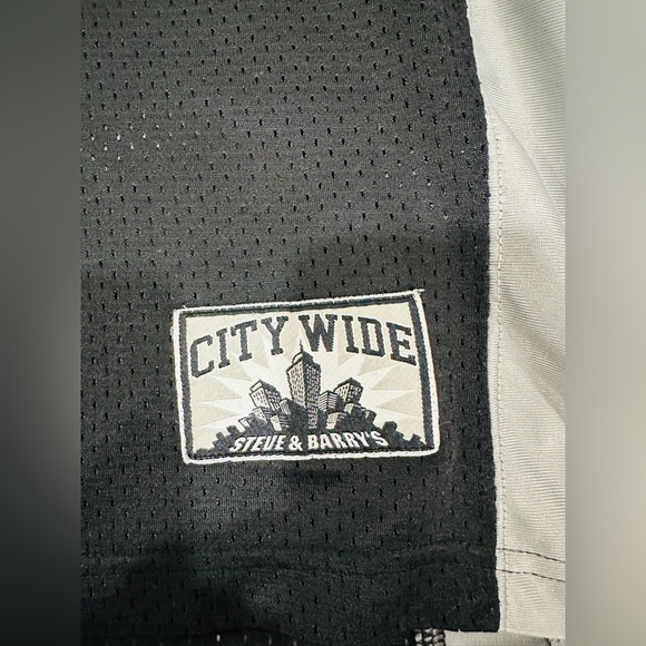 Vintage Oakland Raiders Steve &‎ Barrys Black Silver Football Jersey Adult Sz XL - Picture 6 of 8